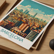 Barcelona Scenic Landscape Art