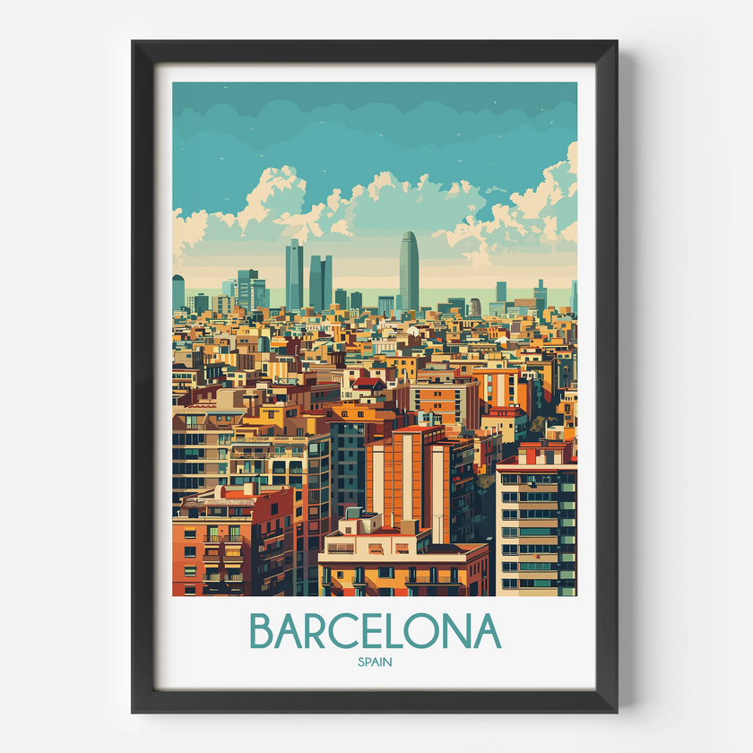 Barcelona Travel Memory Gift