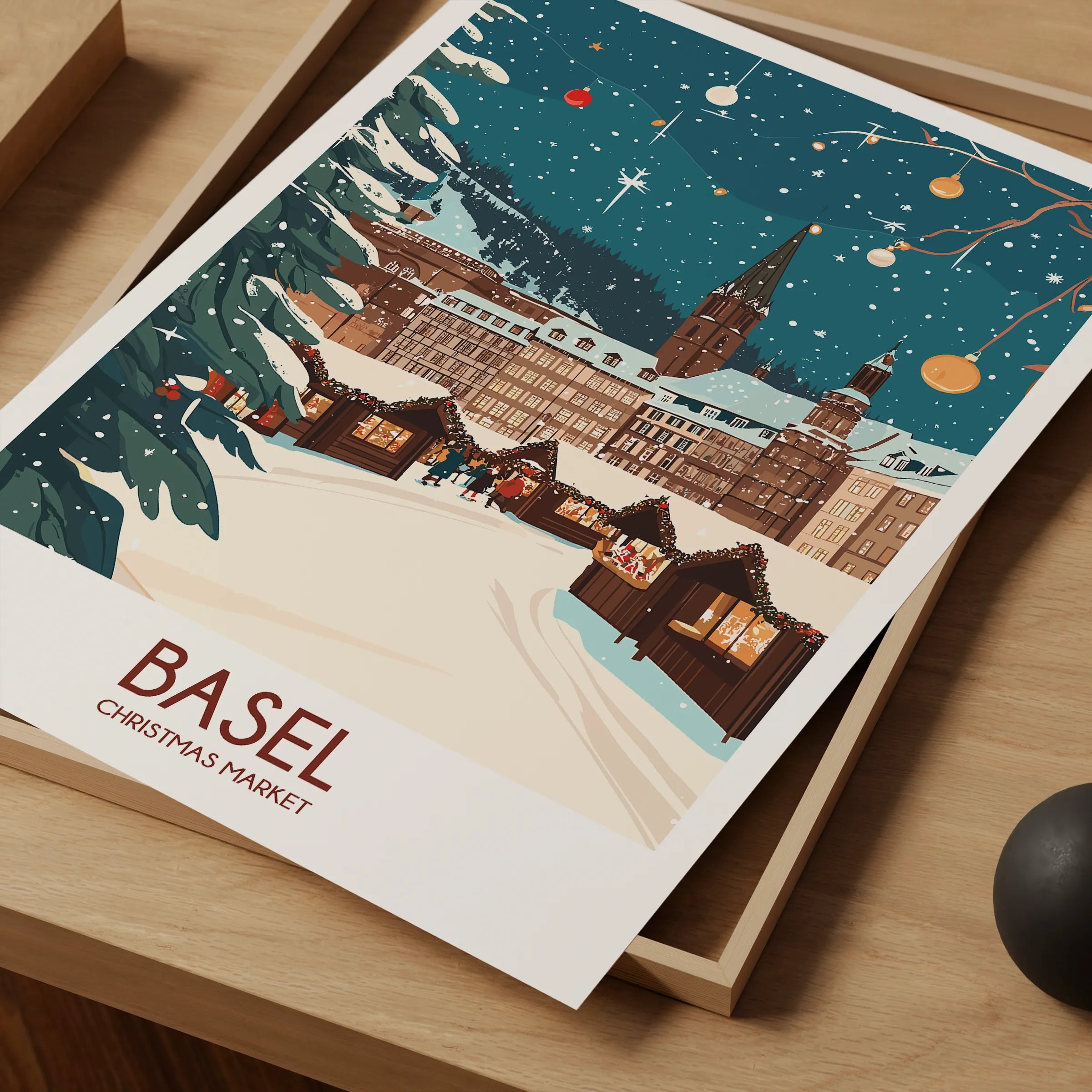 Basel Modern Travel Poster