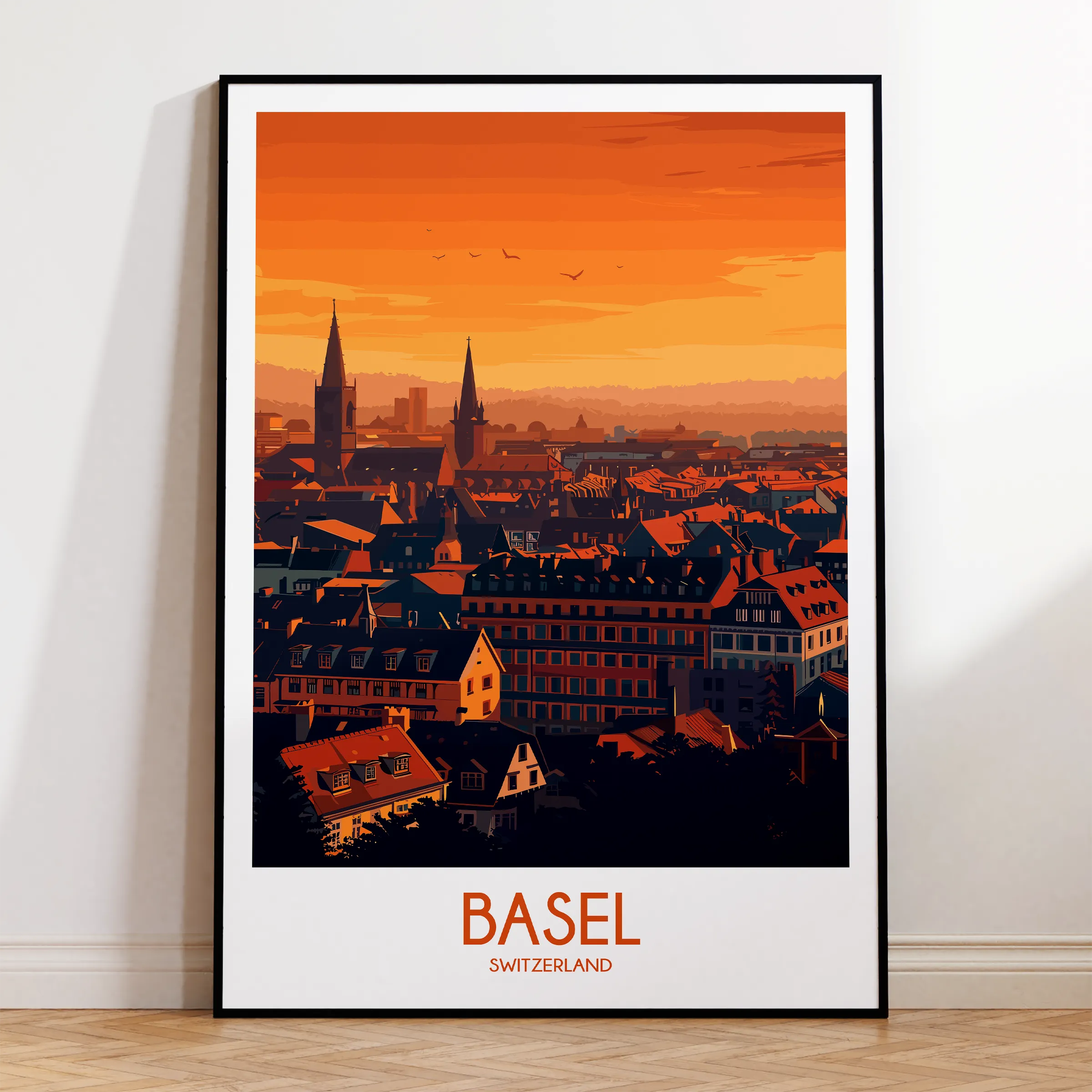 Basel Souvenir Poster Print