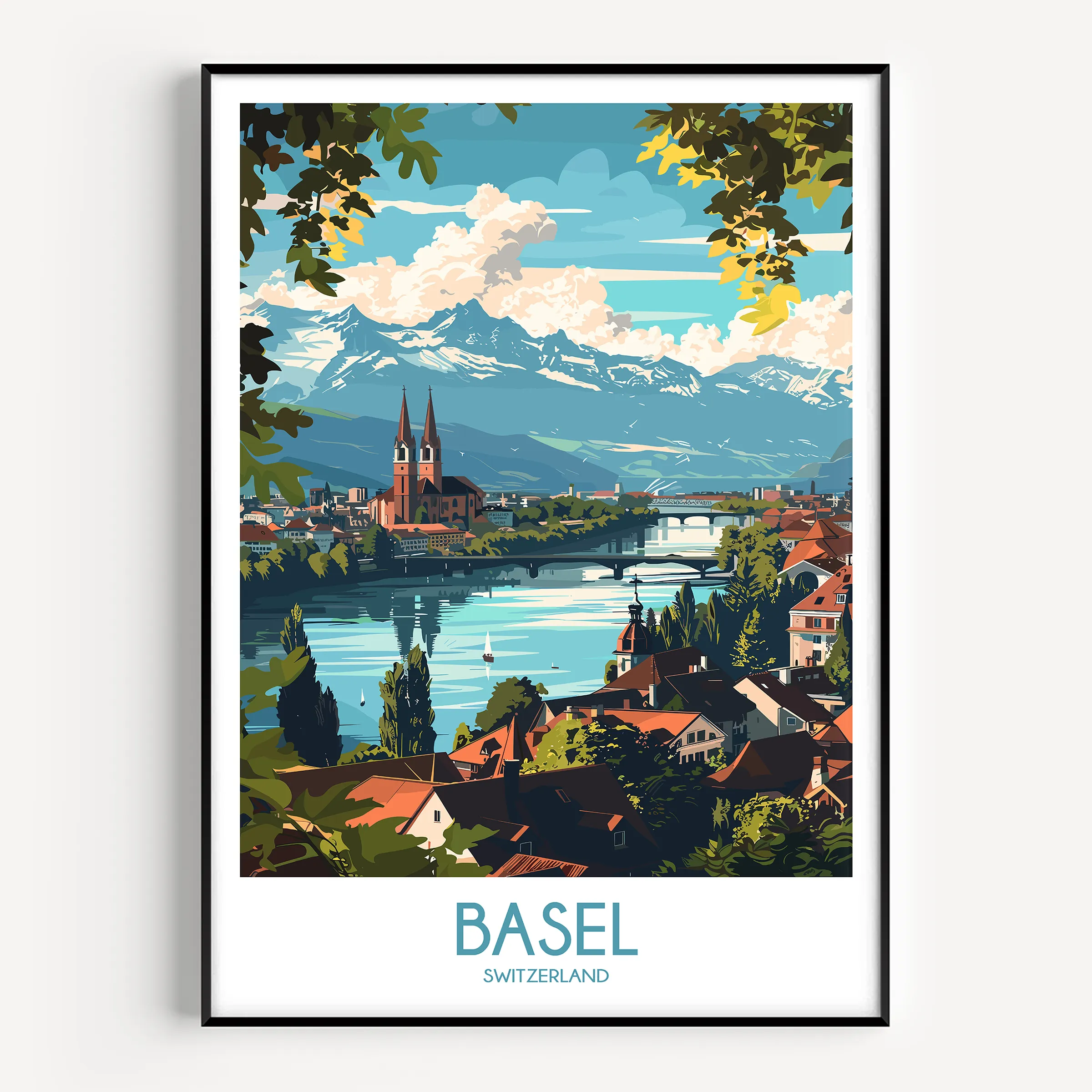 Basel Souvenir Poster Print
