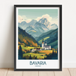 Bavaria Destination Art Gift