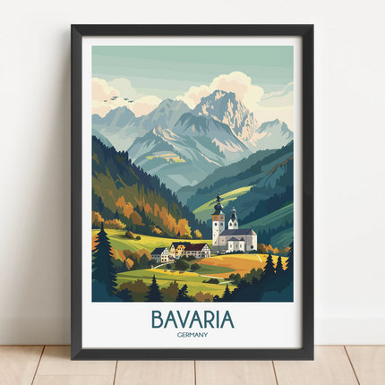 Bavaria Destination Art Gift