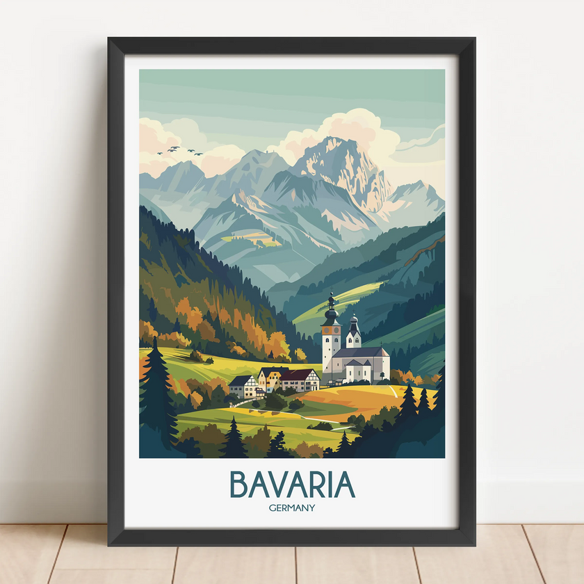 Bavaria Destination Art Gift