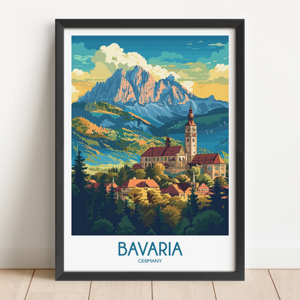 Bavaria Destination Art Gift