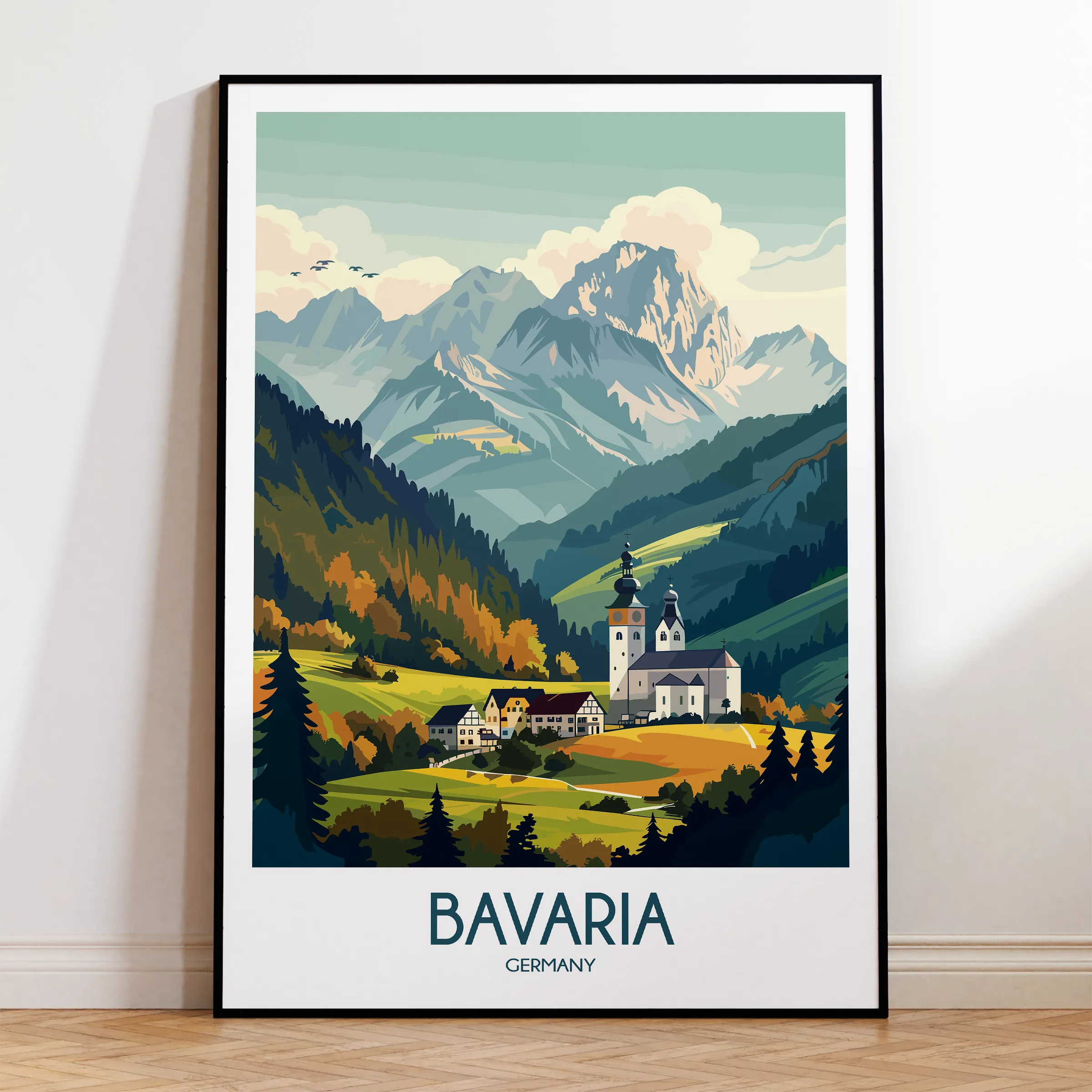 Bavaria Minimalist Wall Art