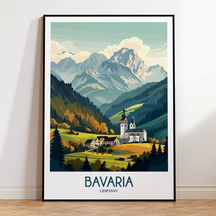 Bavaria Minimalist Wall Art