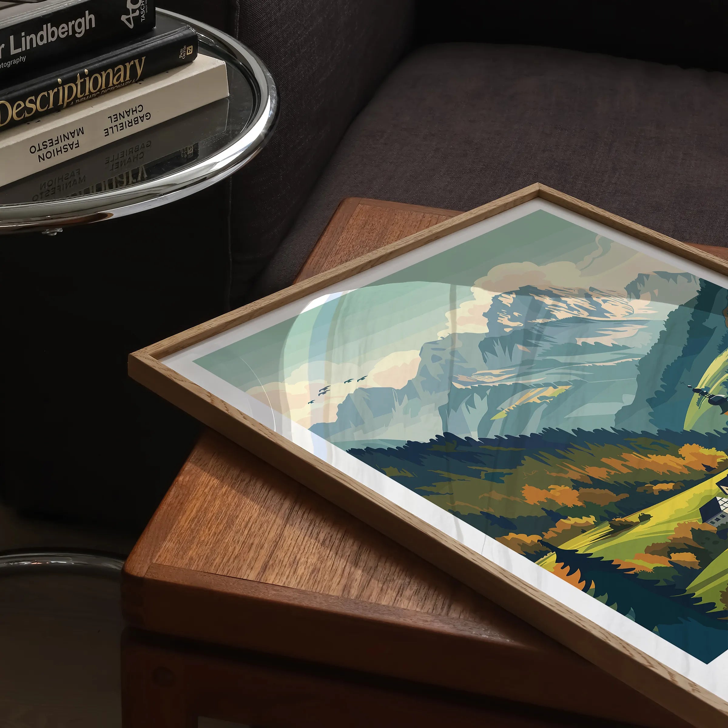 Bavaria Retro Travel Illustration
