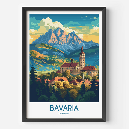 Bavaria Scenic Landscape Art