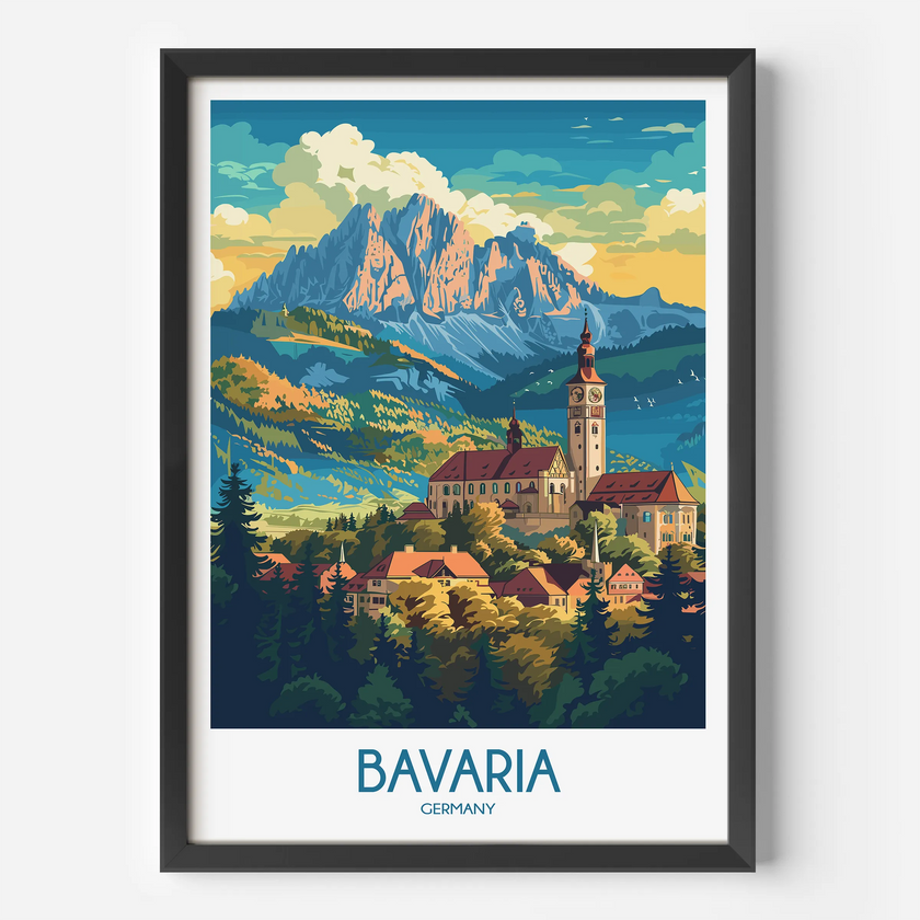 Bavaria Scenic Landscape Art