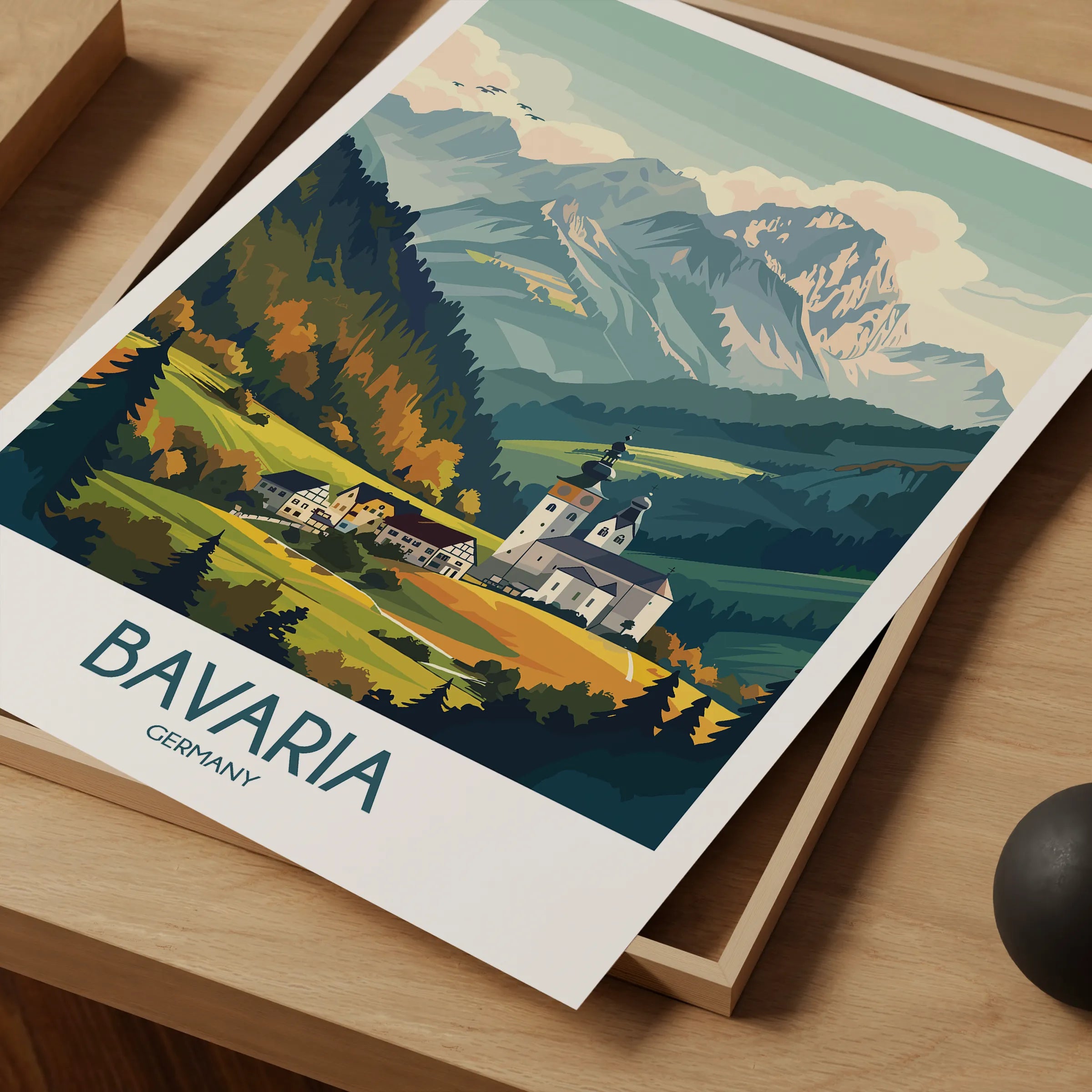 Bavaria Souvenir Poster Print