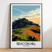 Beacon Hill Modern Travel Poster