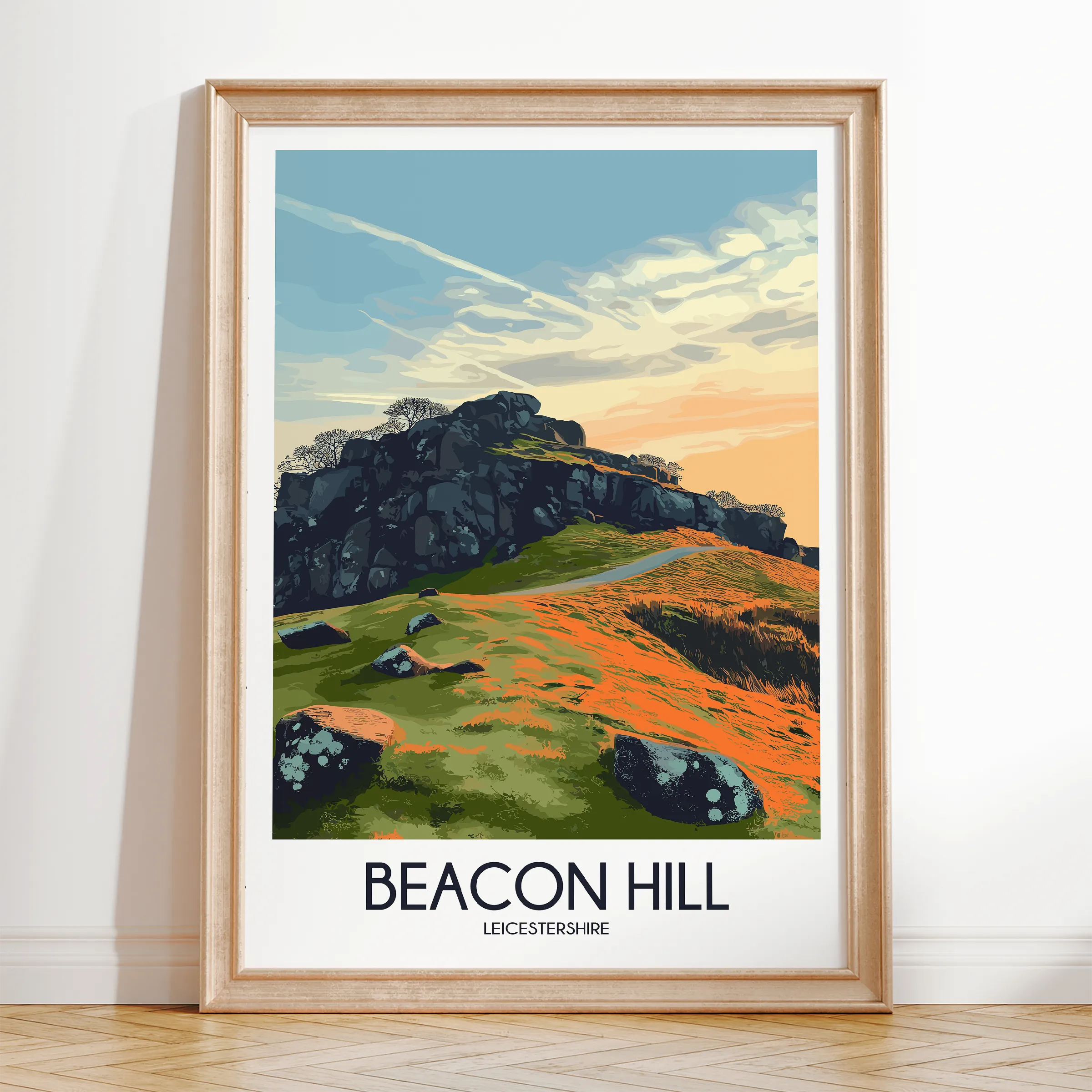 Beacon Hill Scenic Landscape Art
