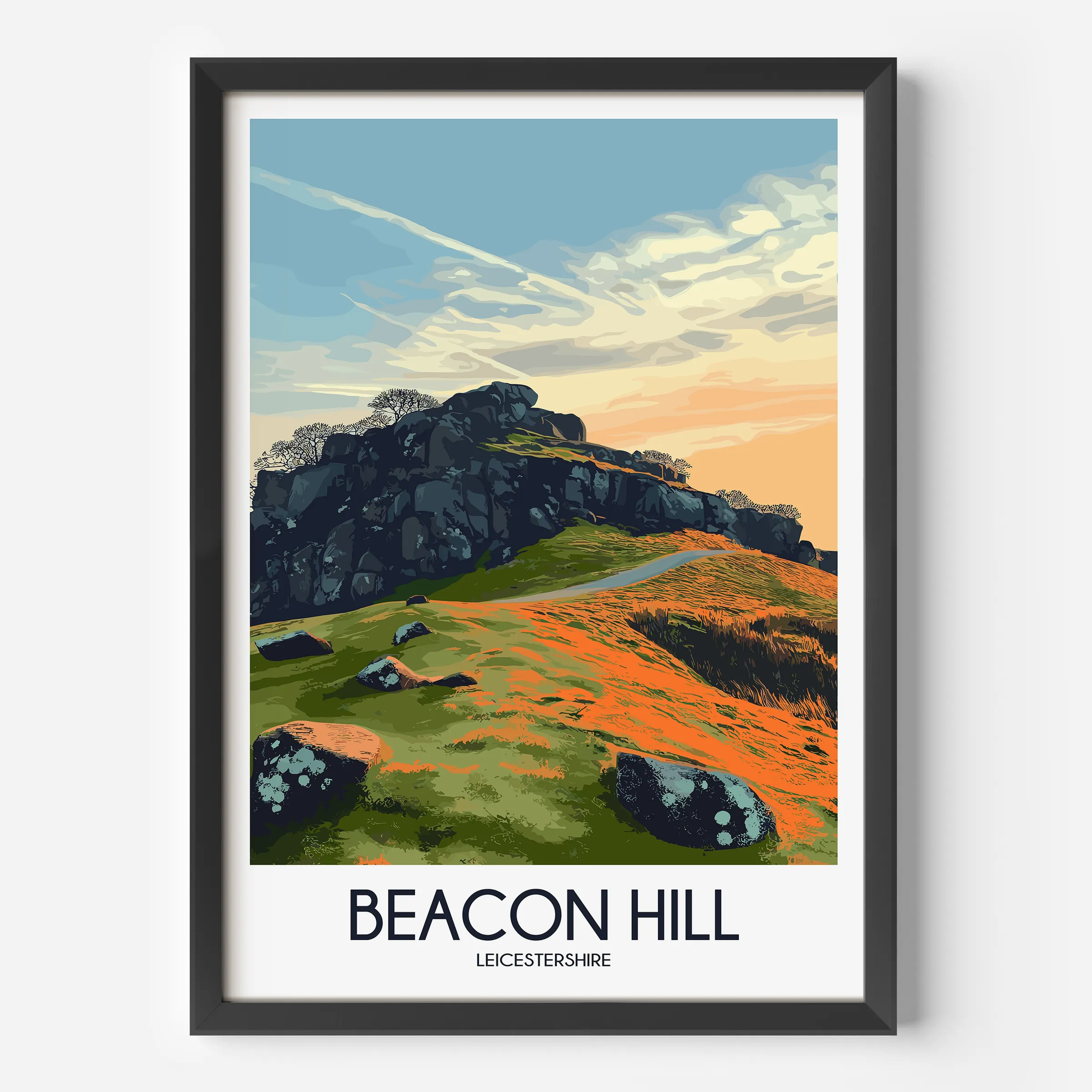Beacon Hill Vintage Style Print