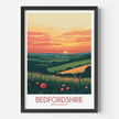 Bedfordshire Destination Art Gift