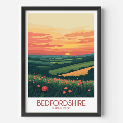 Bedfordshire Destination Art Gift