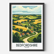Bedfordshire Modern Travel Poster
