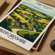 Bedfordshire Retro Travel Illustration