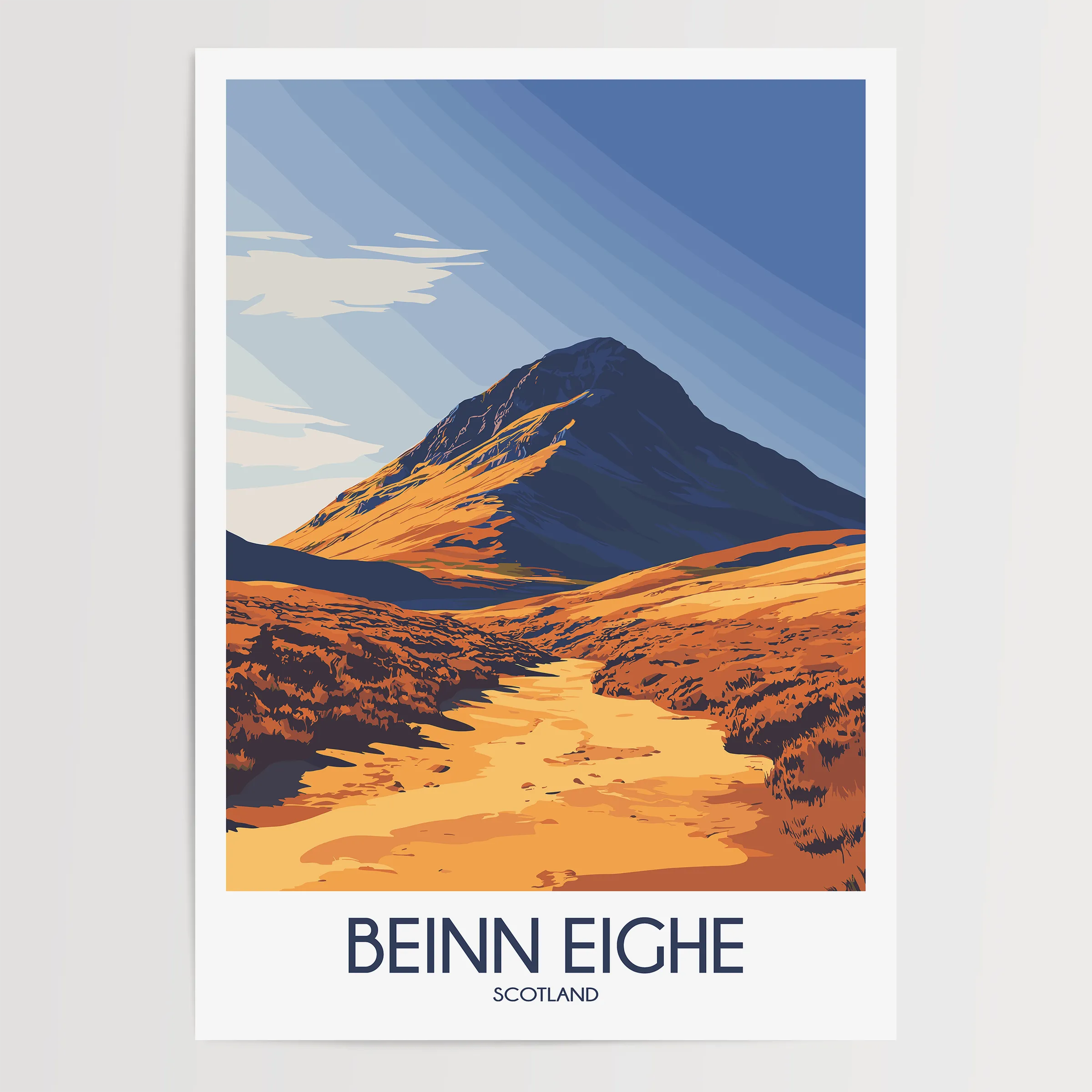 Beinn Eighe Minimalist Wall Art