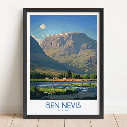 Ben Nevis Scenic Landscape Art