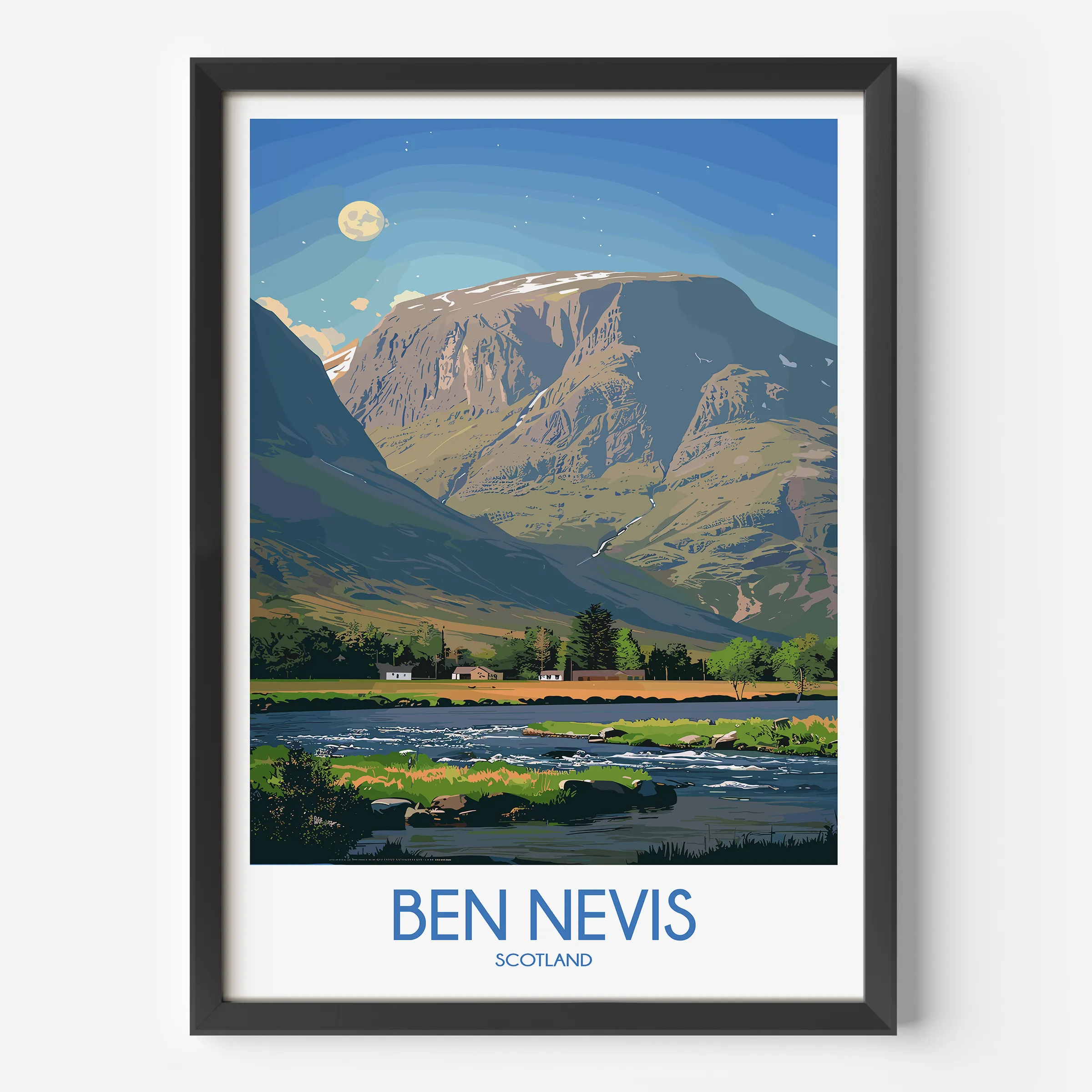 Ben Nevis Vintage Style Print