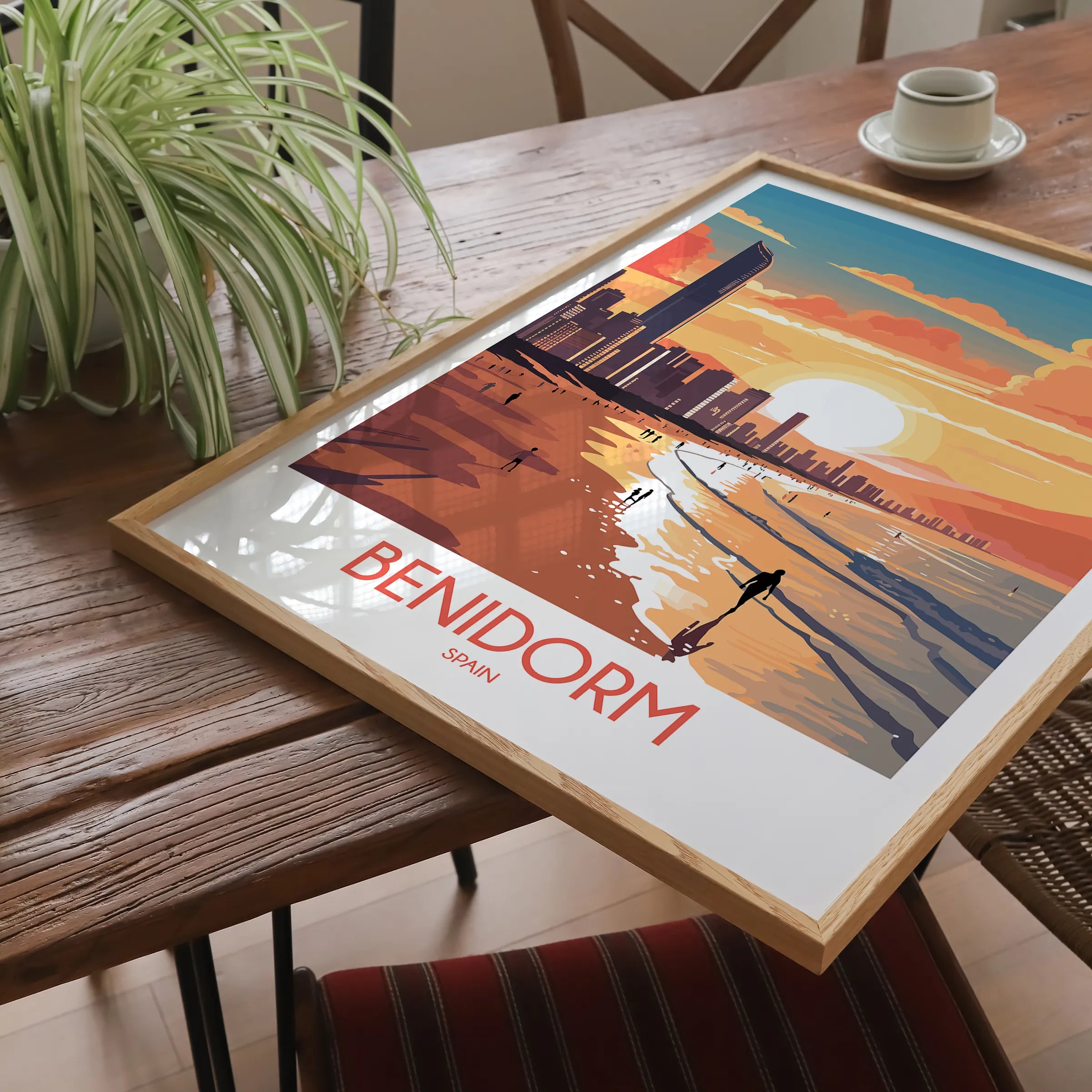 Benidorm Minimalist Wall Art