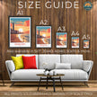 Benidorm Modern Travel Poster