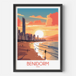 Benidorm Scenic Landscape Art