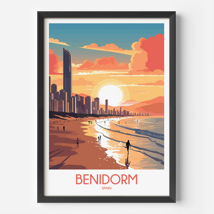 Benidorm Scenic Landscape Art