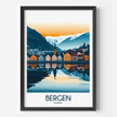 Bergen Destination Art Gift