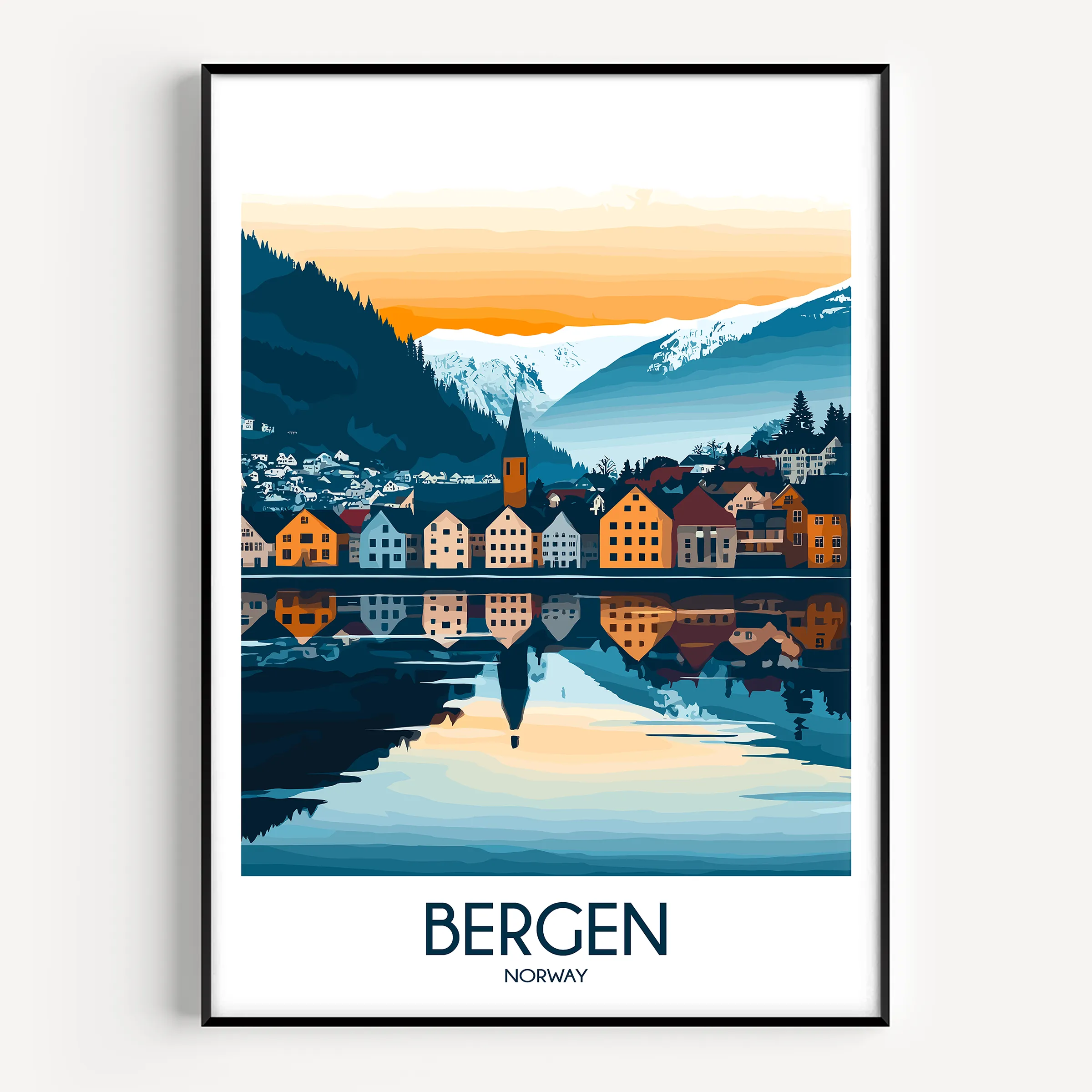 Bergen Minimalist Wall Art