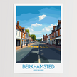Berkhamsted Vintage Style Print