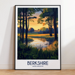 Berkshire Souvenir Poster Print