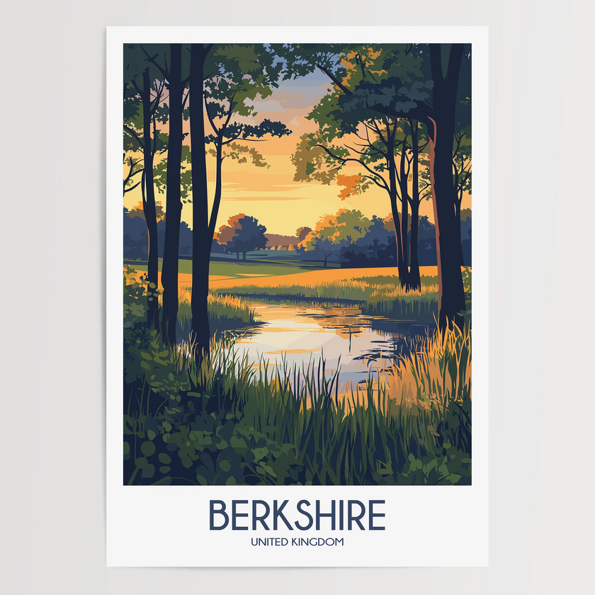 Berkshire Vintage Style Print