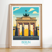 Berlin Modern Travel Poster