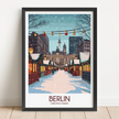 Berlin Modern Travel Poster