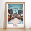 Berlin Retro Travel Illustration