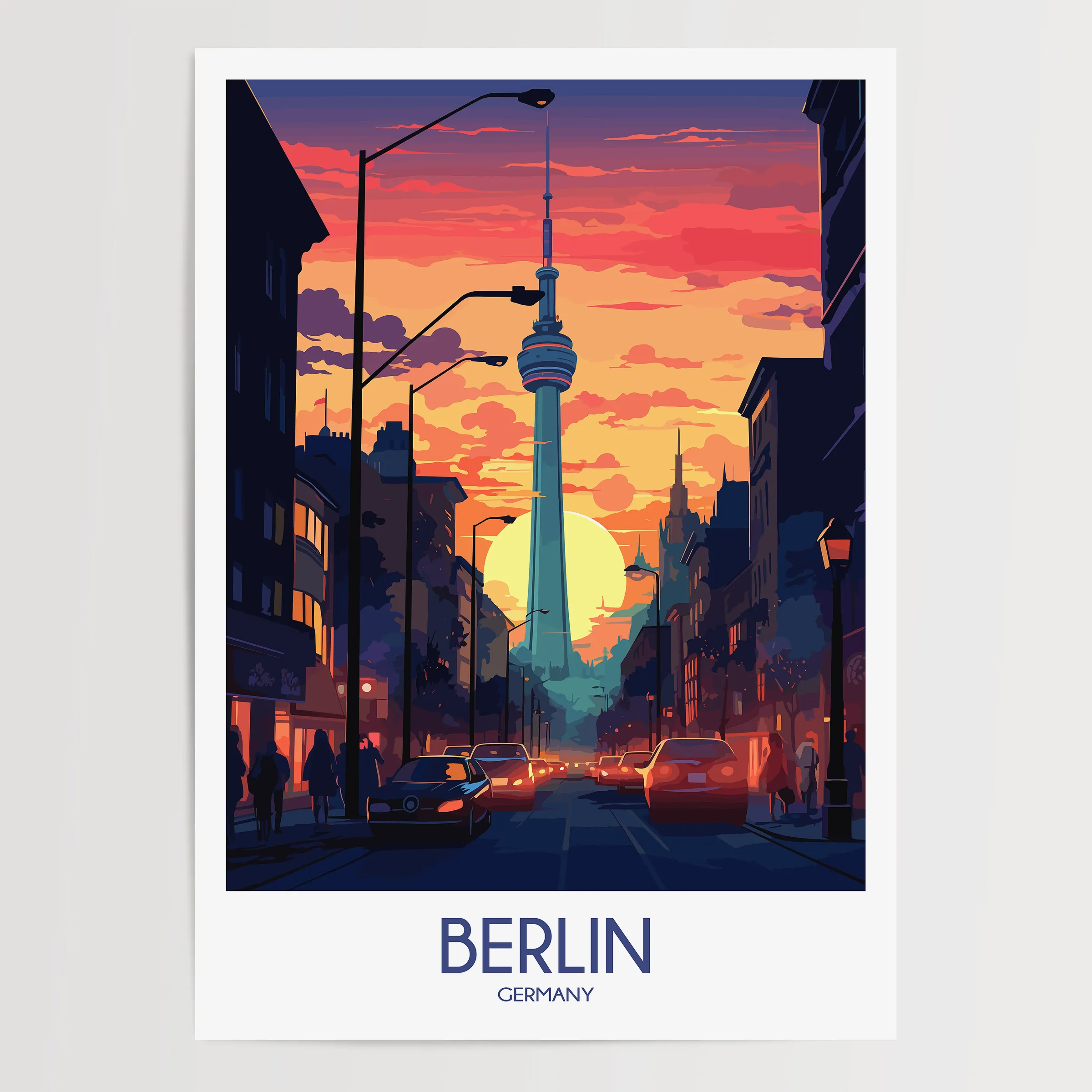 Berlin Souvenir Poster Print