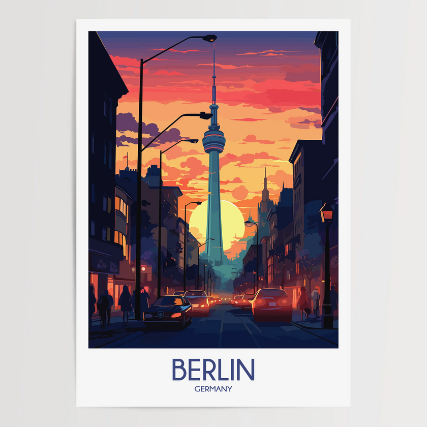Berlin Souvenir Poster Print