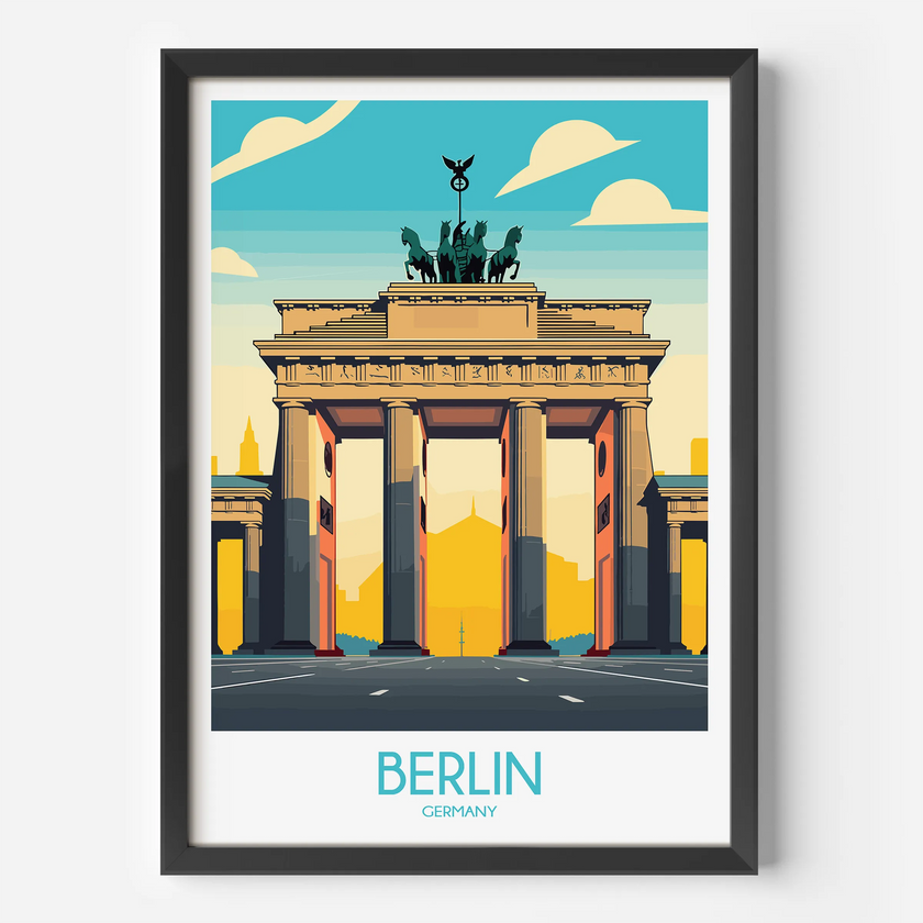 Berlin Souvenir Poster Print