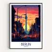 Berlin Vintage Style Print