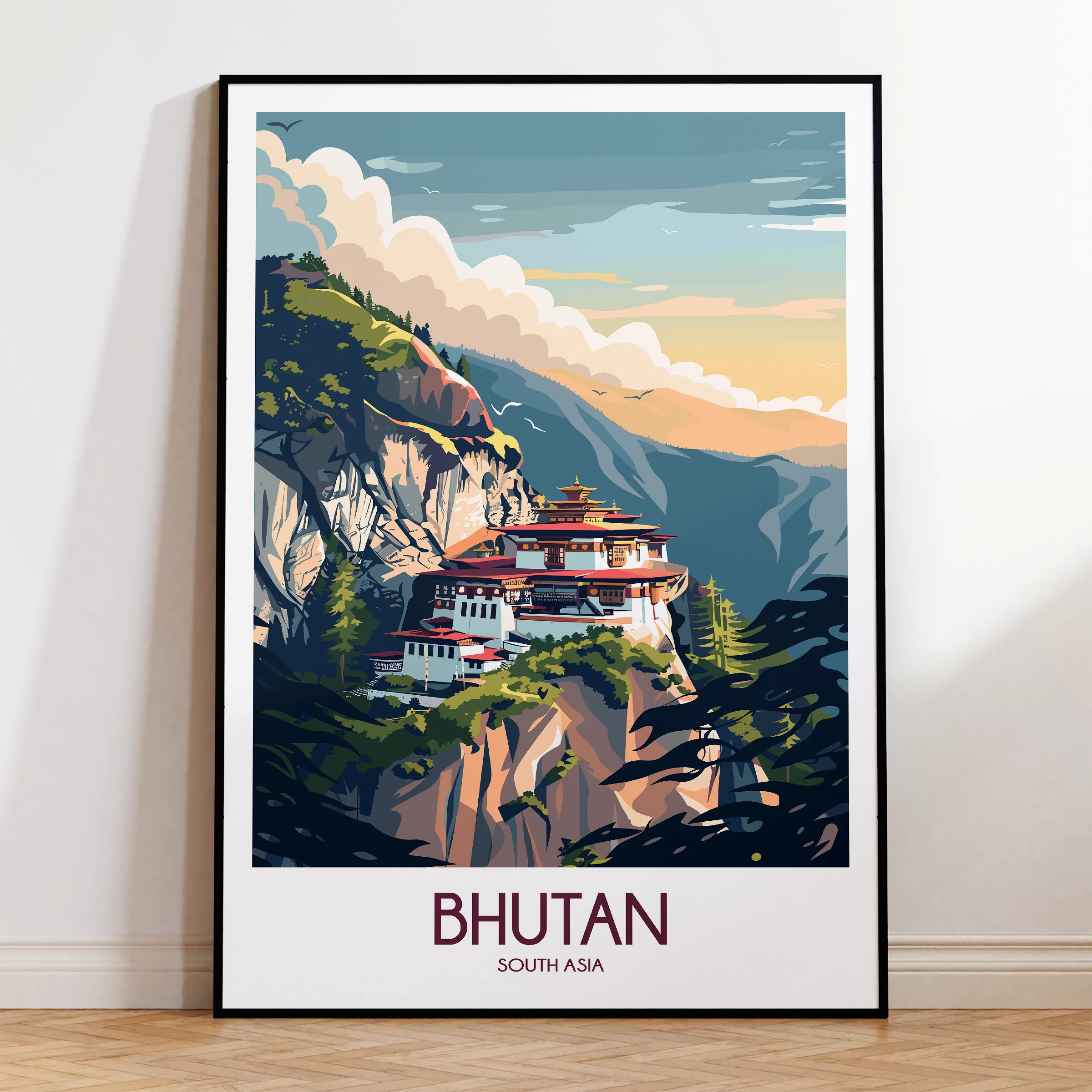 Bhutan Destination Art Gift