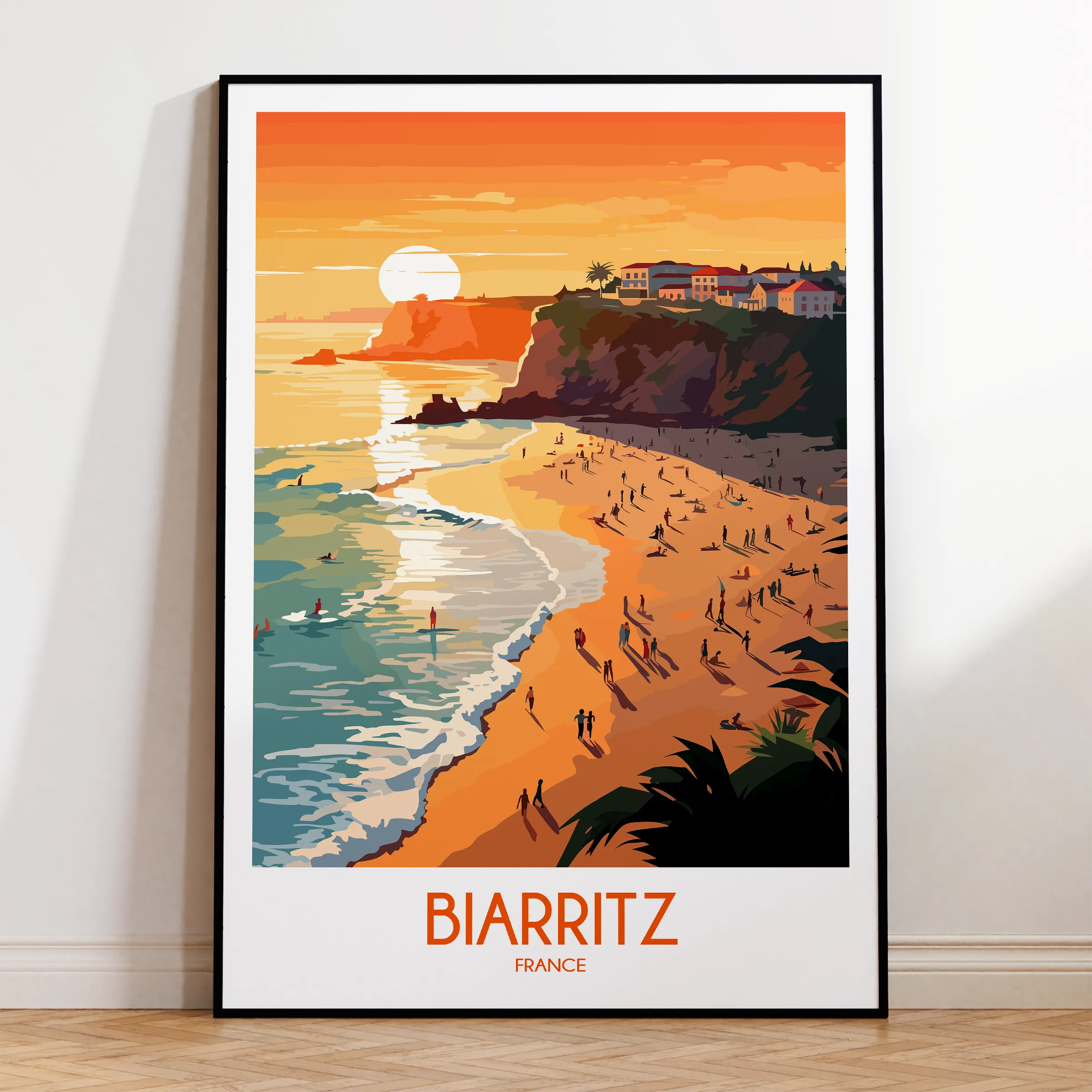 Biarritz Destination Art Gift