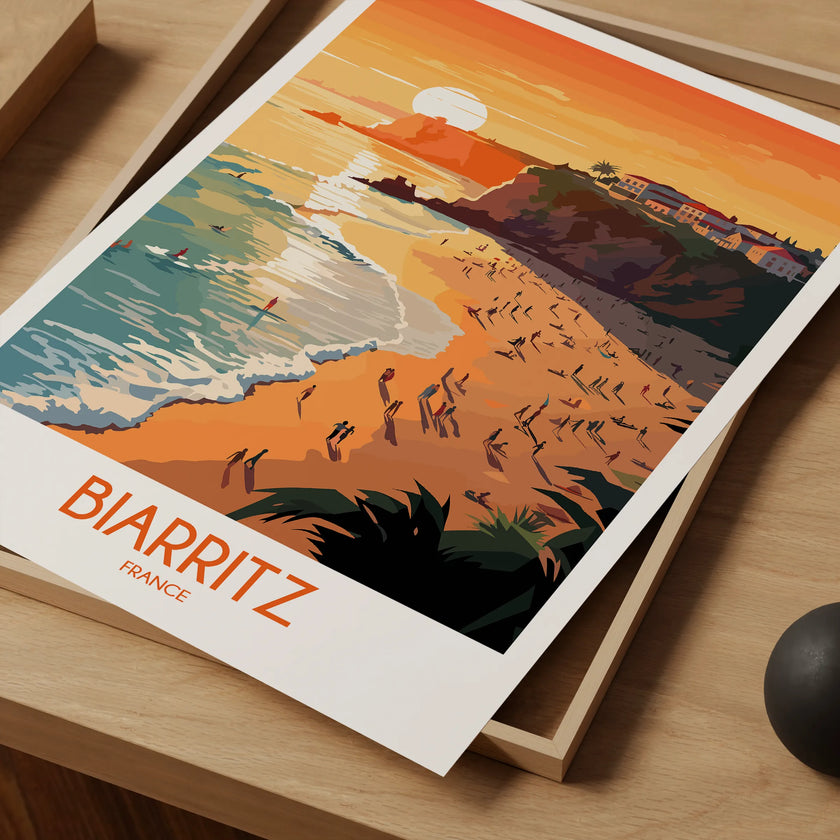Biarritz Minimalist Wall Art