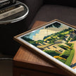 Bibury Modern Travel Poster