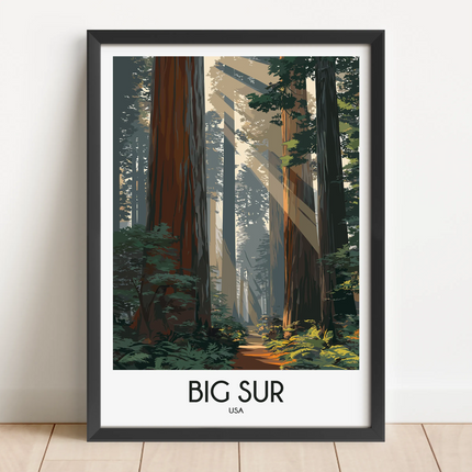 Big Sur Destination Art Gift