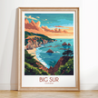 Big Sur Minimalist Wall Art