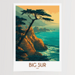 Big Sur Minimalist Wall Art