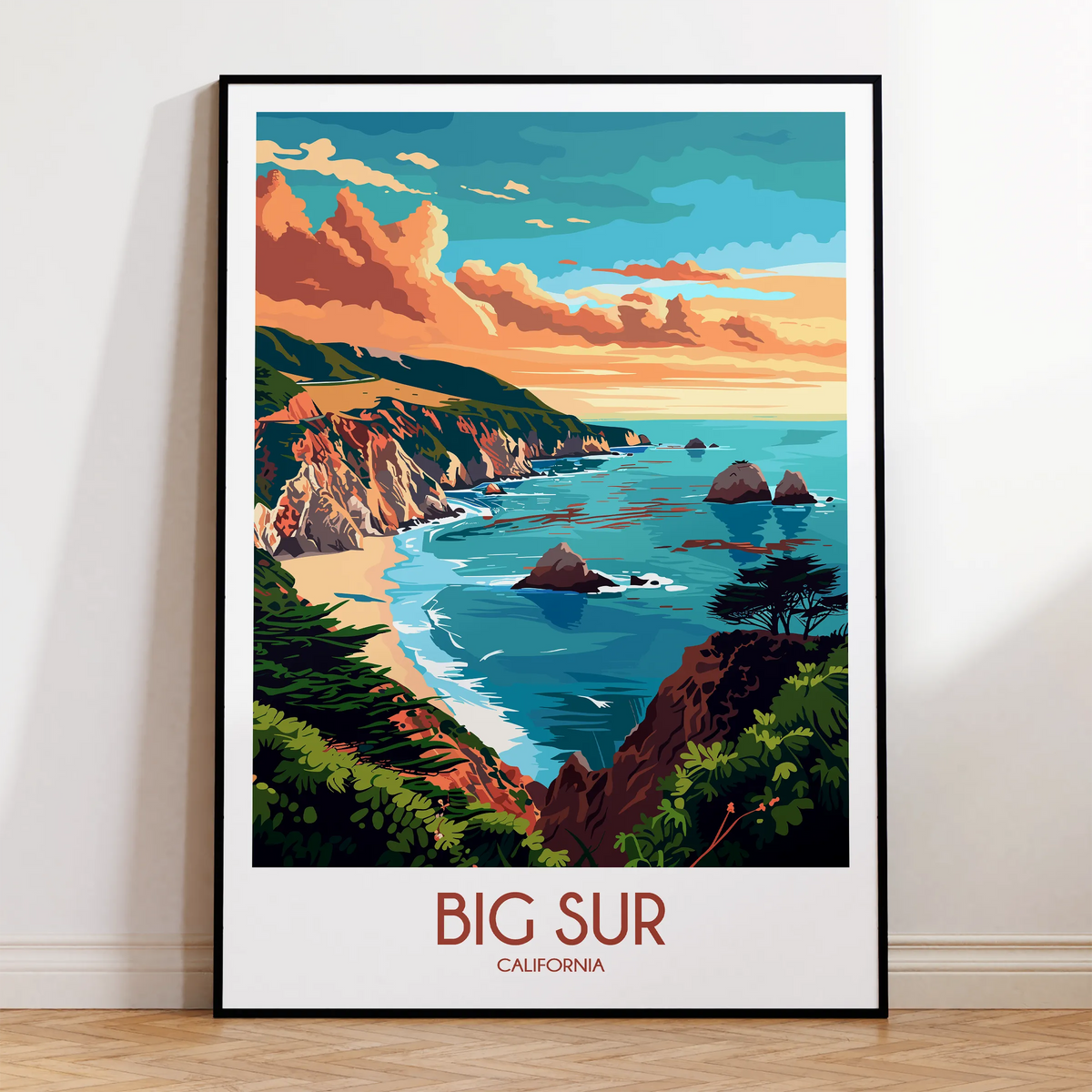 Big Sur Minimalist Wall Art