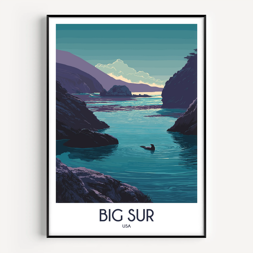 Big Sur Minimalist Wall Art